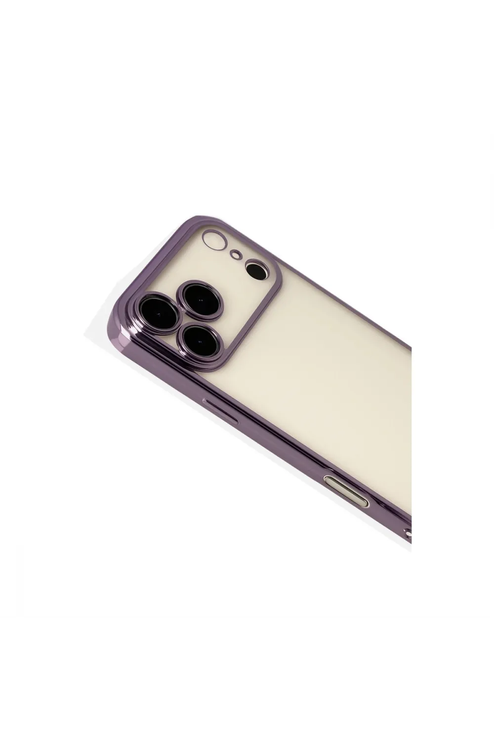 Apple İphone 17 Pro Max Razer Lensli Silikon - Mor