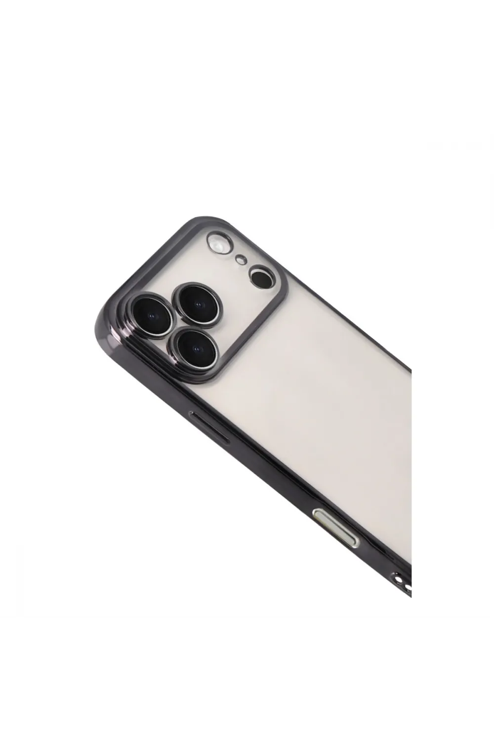 Apple İphone 17 Pro Max Razer Lensli Silikon - Siyah