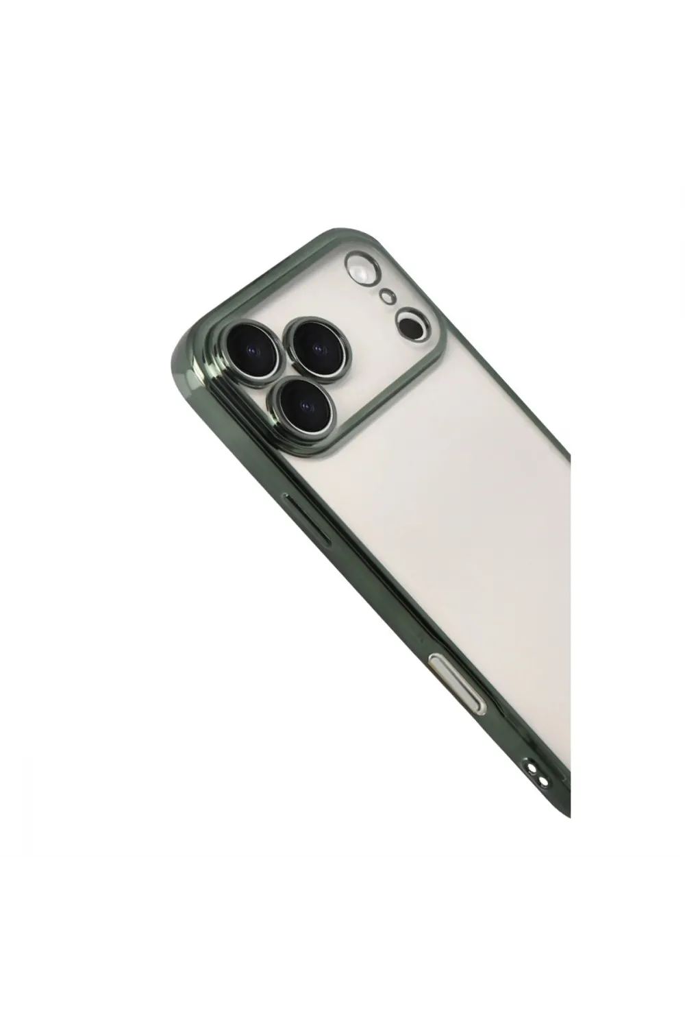 Apple İphone 17 Pro Max Razer Lensli Silikon - Yeşil