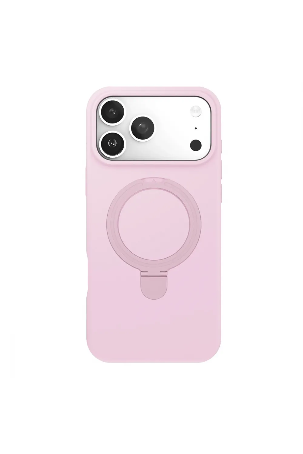 Apple İphone 17 Pro Max Regal Magsafe Standlı Kapak - Açık Pembe