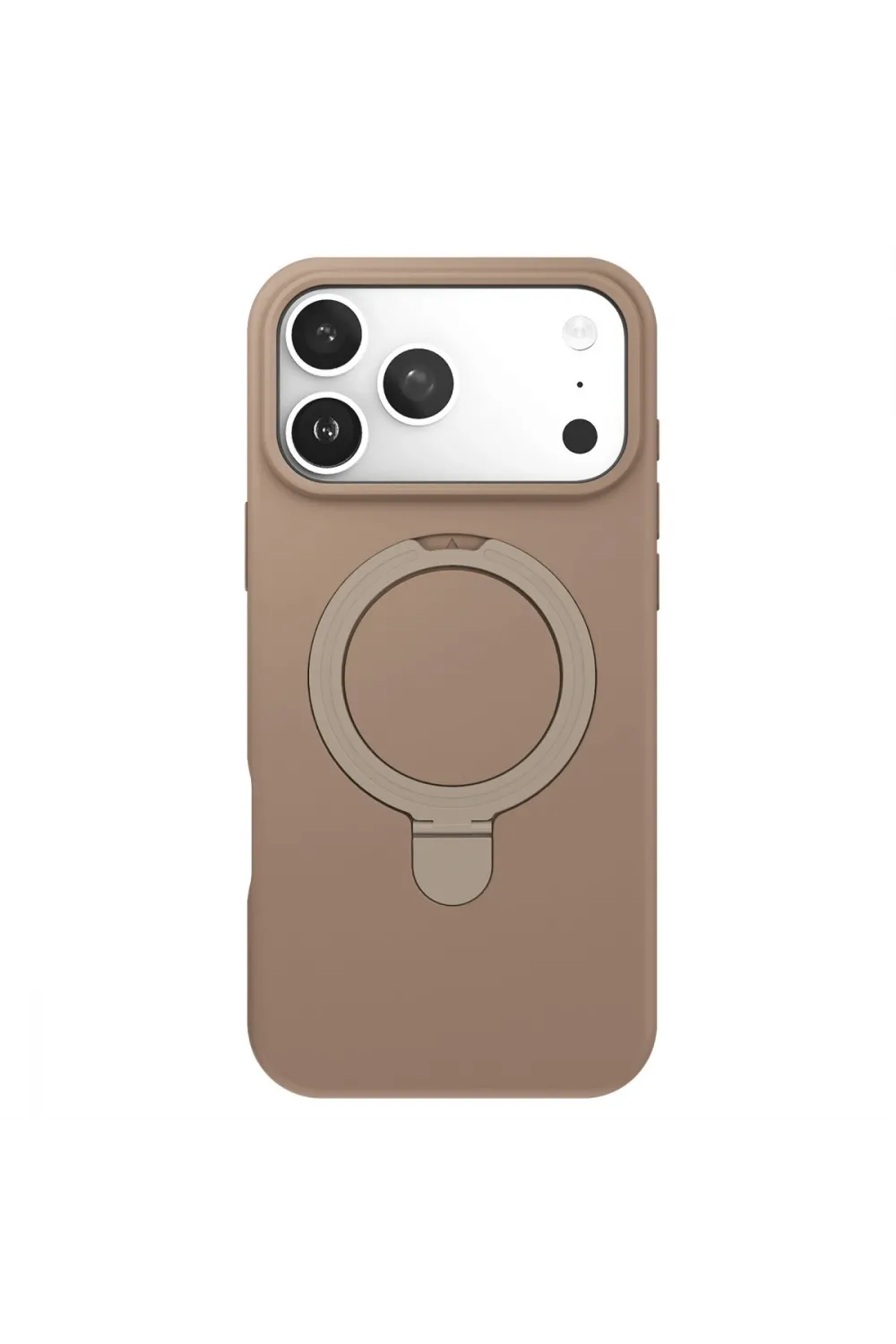 Apple İphone 17 Pro Max Regal Magsafe Standlı Kapak - Çöl Titanyum