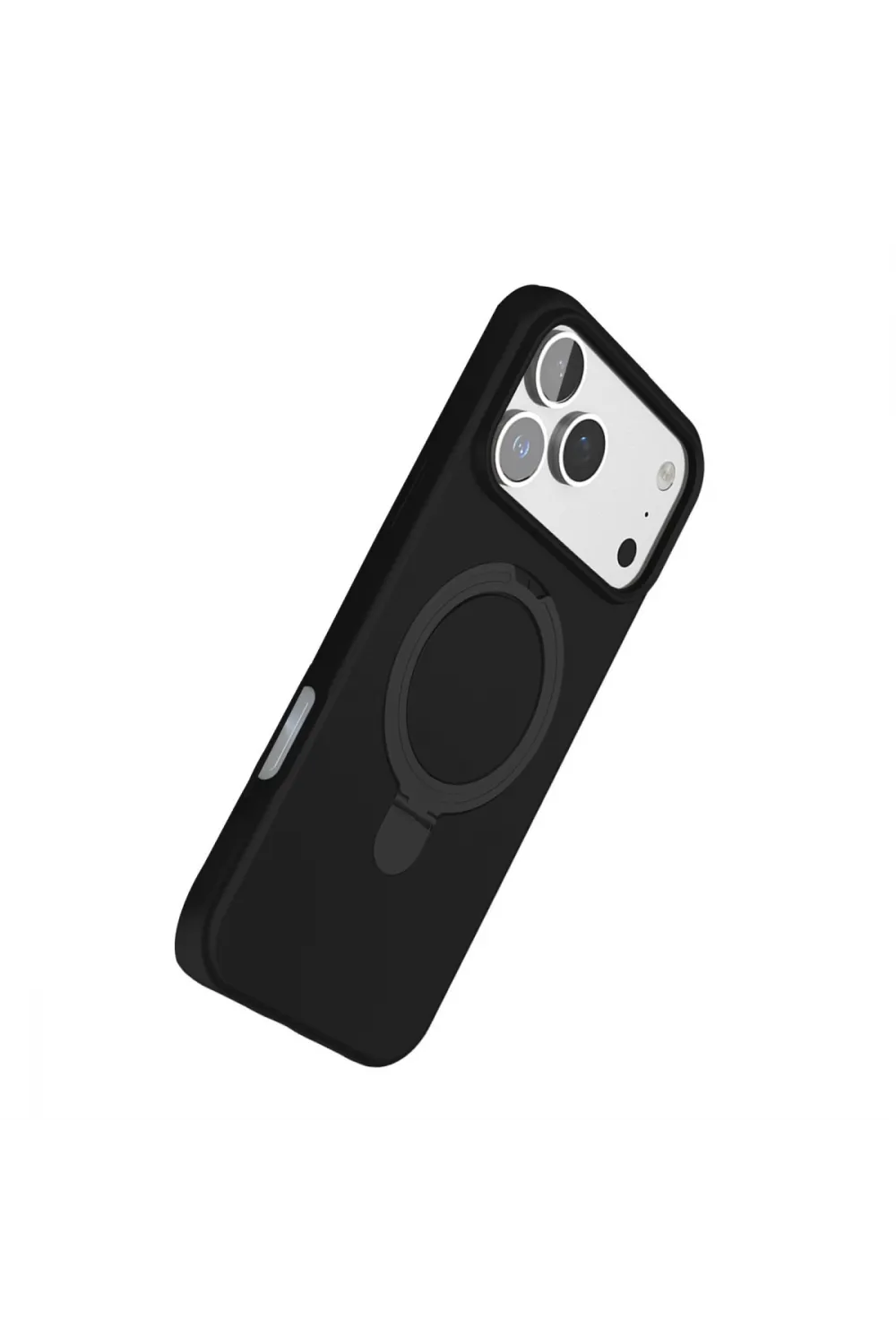 Apple İphone 17 Pro Max Regal Magsafe Standlı Kapak - Siyah