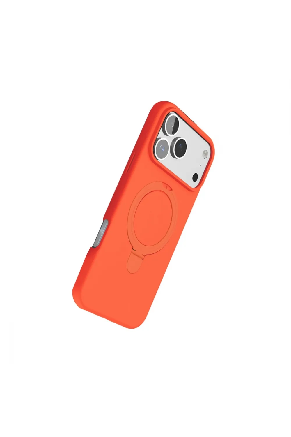 Apple İphone 17 Pro Max Regal Magsafe Standlı Kapak - Turuncu
