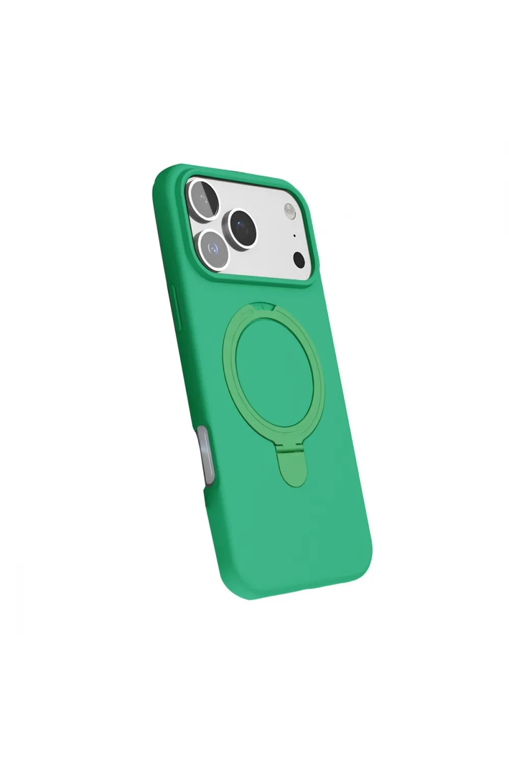 Apple İphone 17 Pro Max Regal Magsafe Standlı Kapak - Yeşil