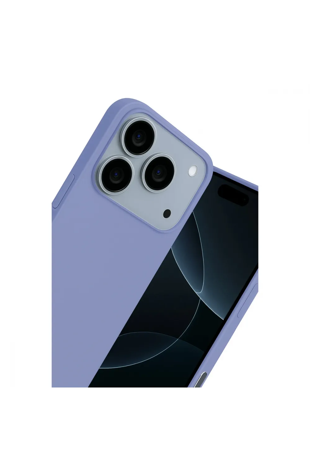 Apple İphone 17 Pro Nano İçi Kadife Silikon - Lila