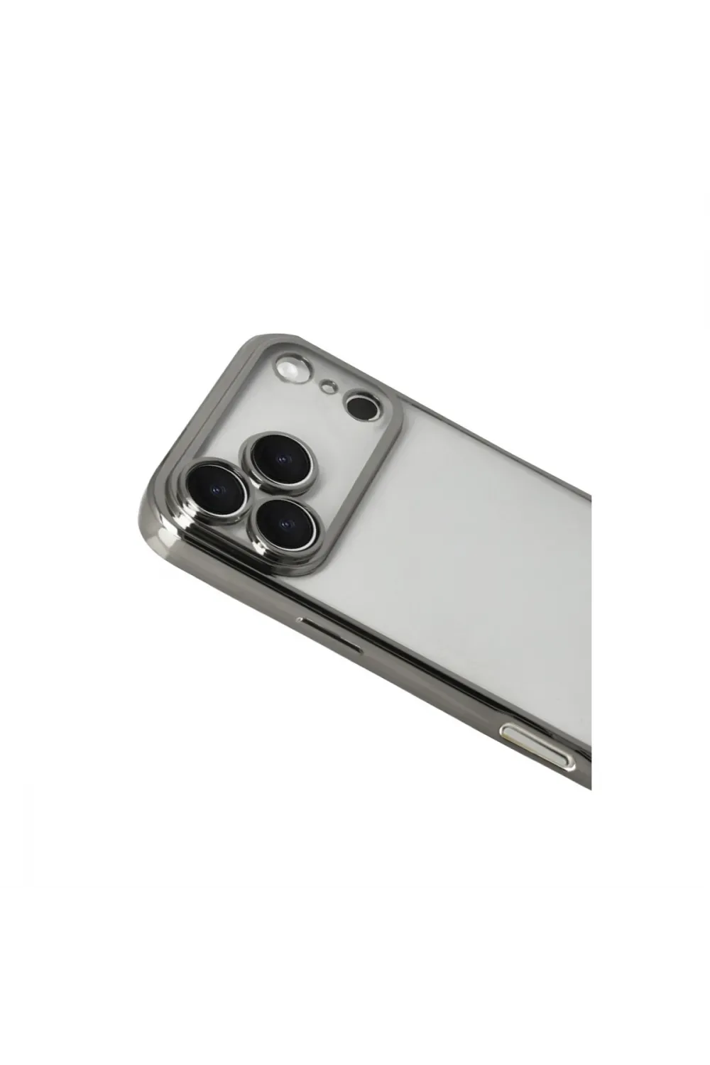 Apple İphone 17 Pro Razer Lensli Silikon - Titan Gri