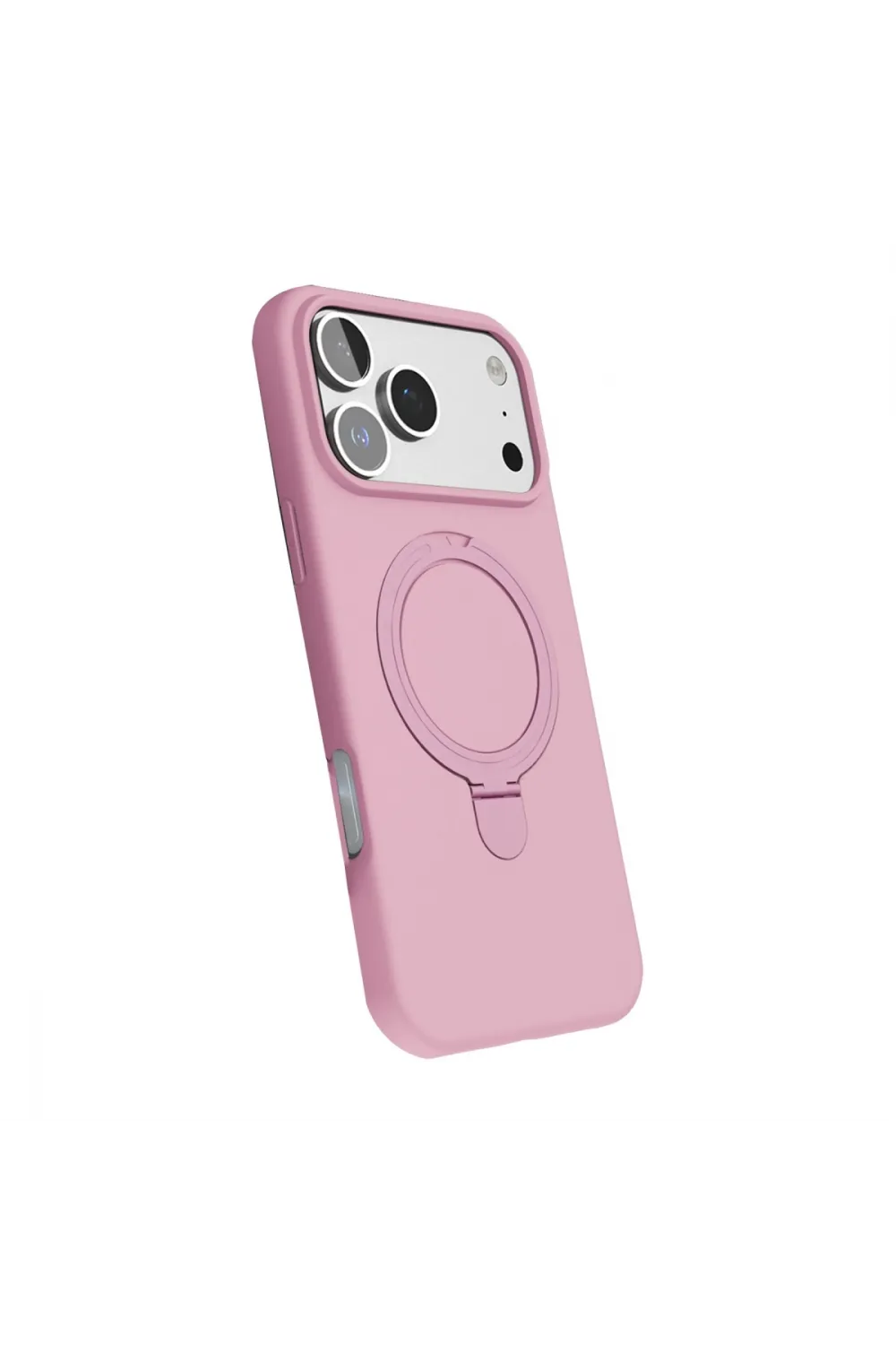 Apple İphone 17 Pro Regal Magsafe Standlı Kapak - Açık Pembe