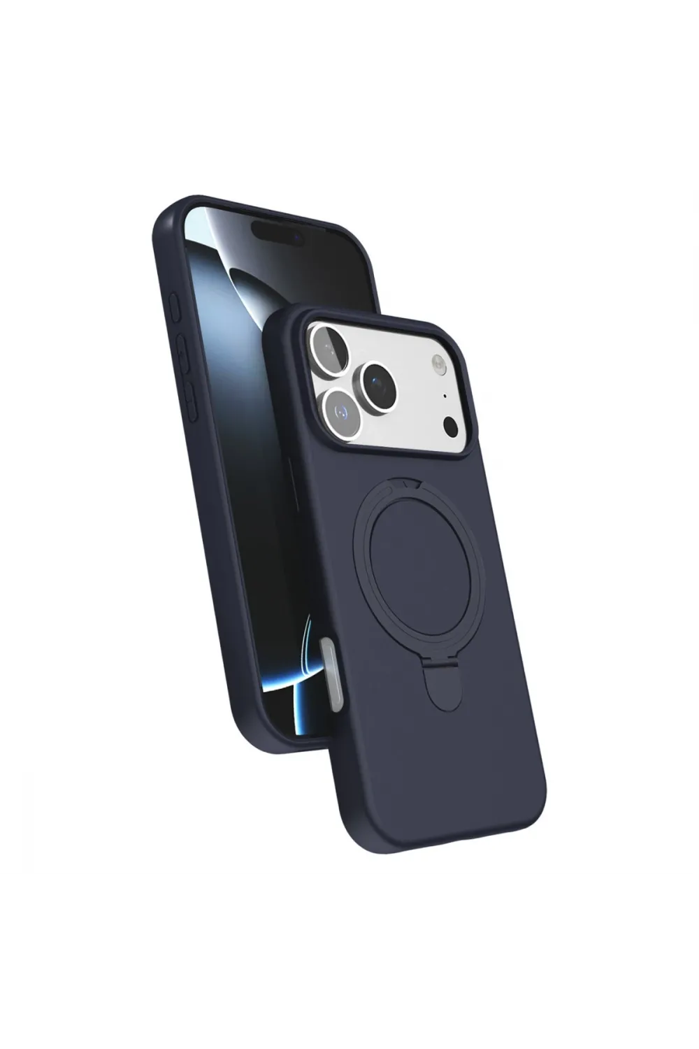 Apple İphone 17 Pro Regal Magsafe Standlı Kapak - Lacivert