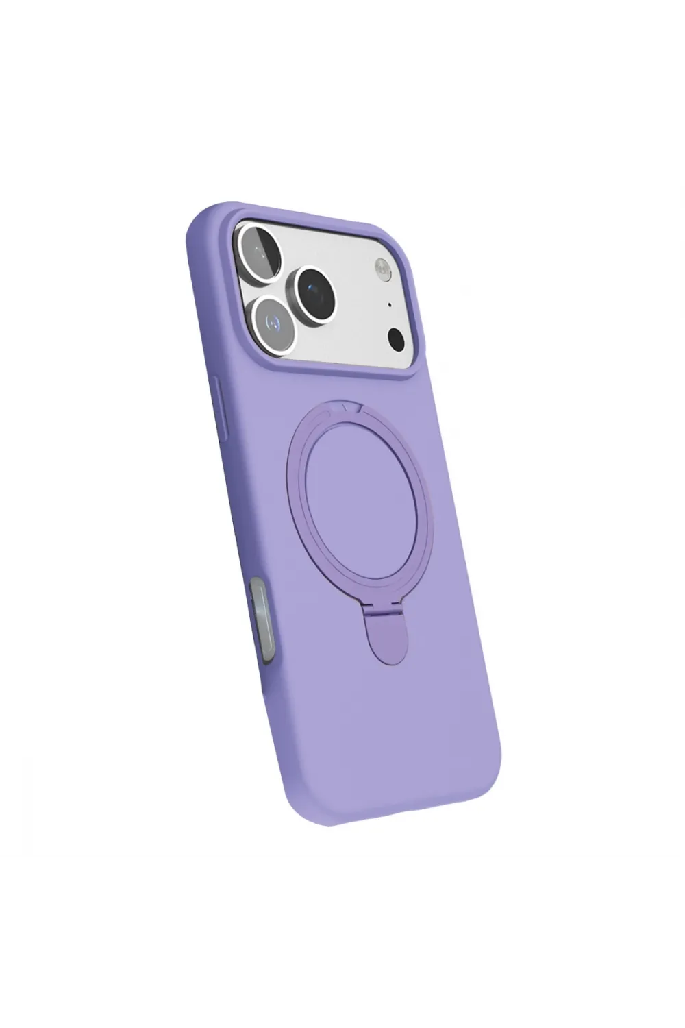 Apple İphone 17 Pro Regal Magsafe Standlı Kapak - Lila