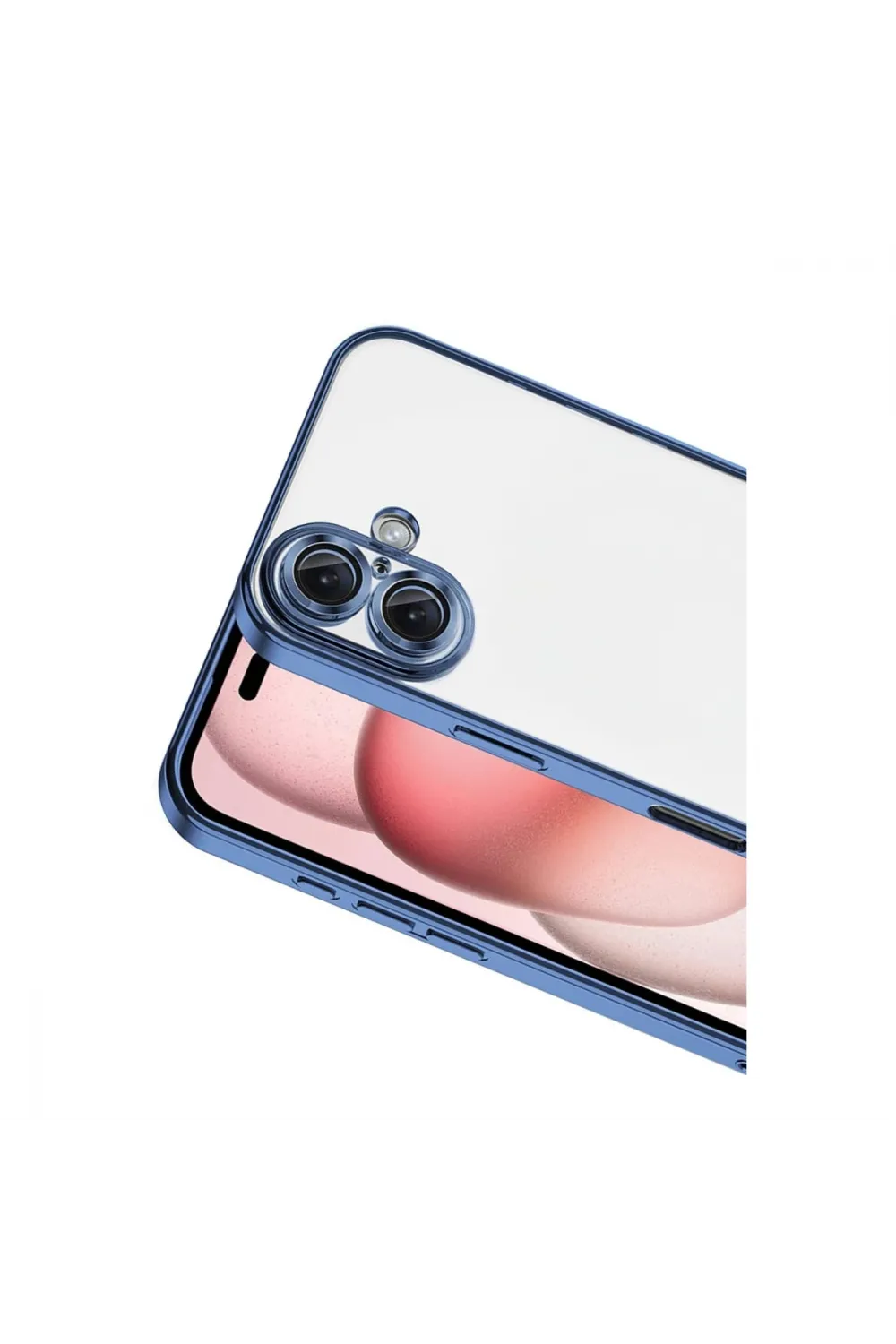 Apple İphone 17 Razer Lensli Silikon - Açık Mavi