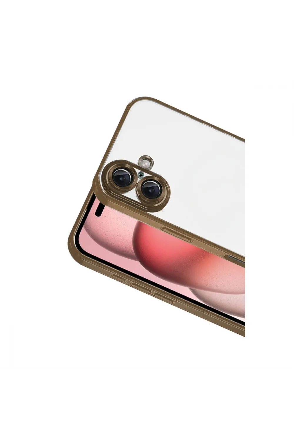 Apple İphone 17 Razer Lensli Silikon - Çöl Titanyum