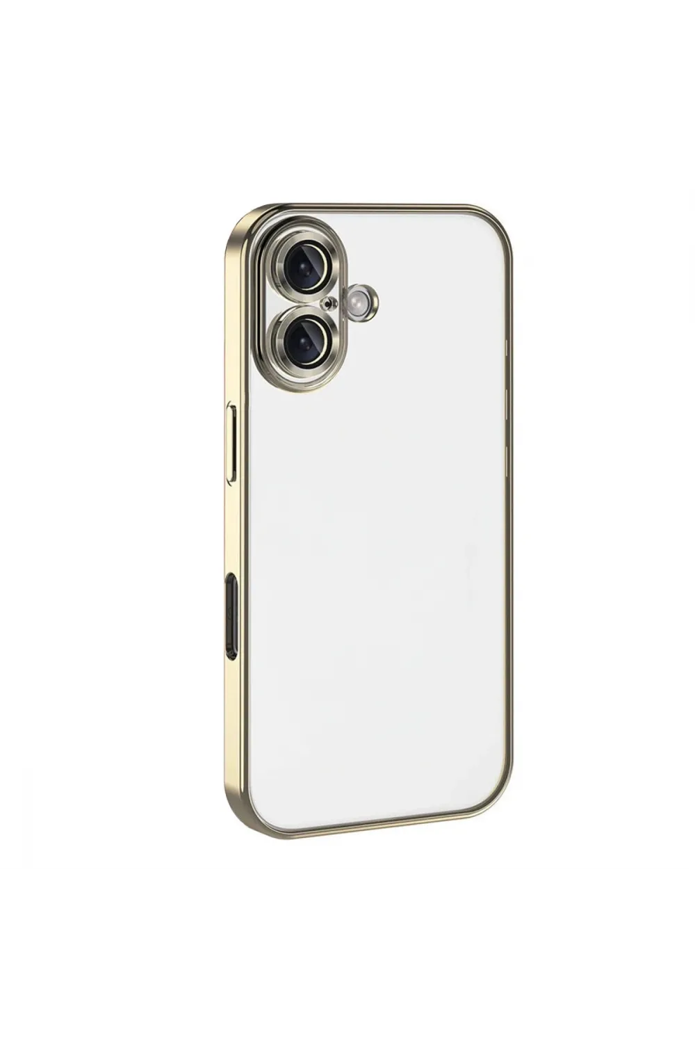 Apple İphone 17 Razer Lensli Silikon - Gold