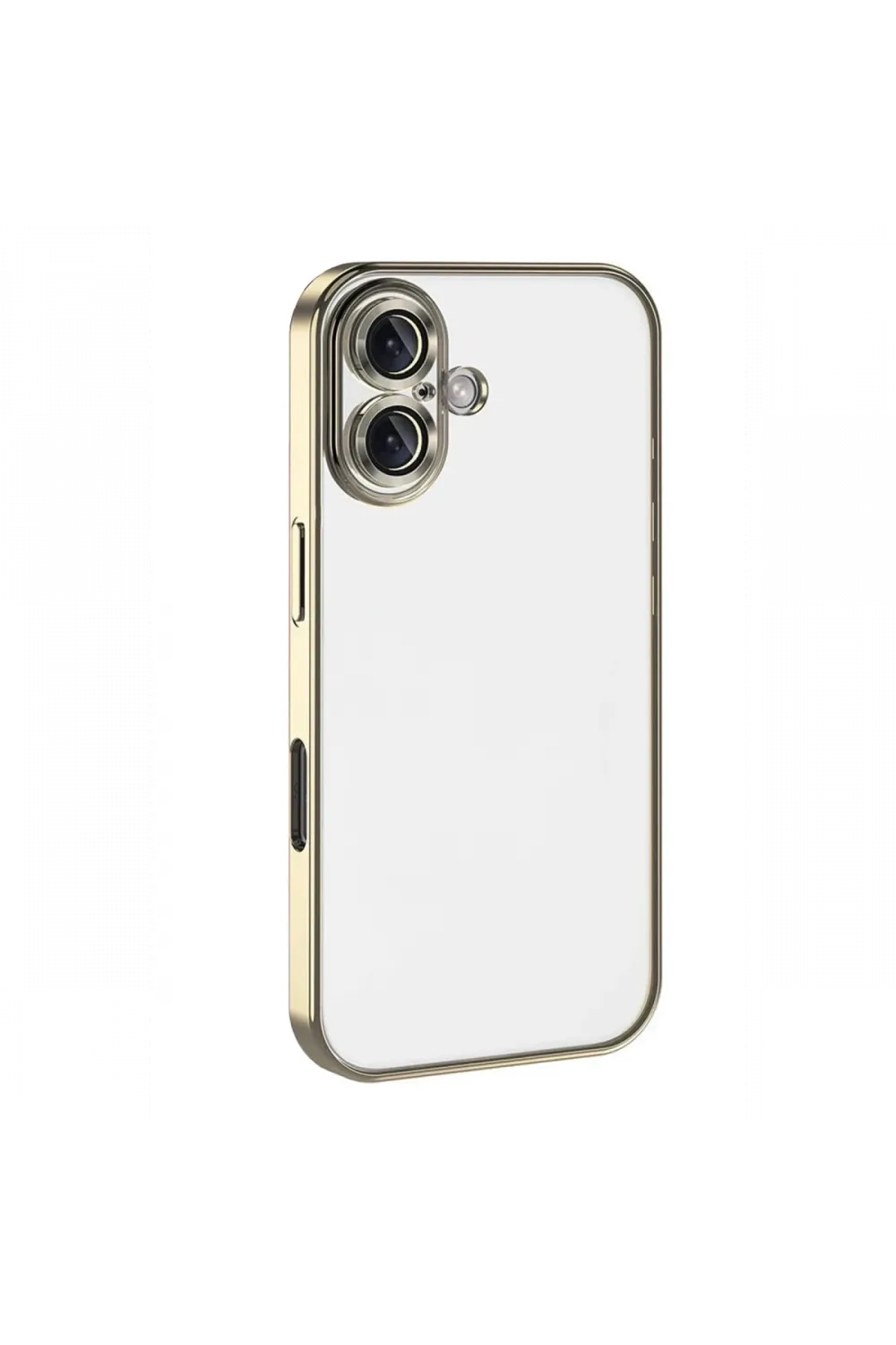 Apple iPhone 17 Razer Lensli Silikon - Gold