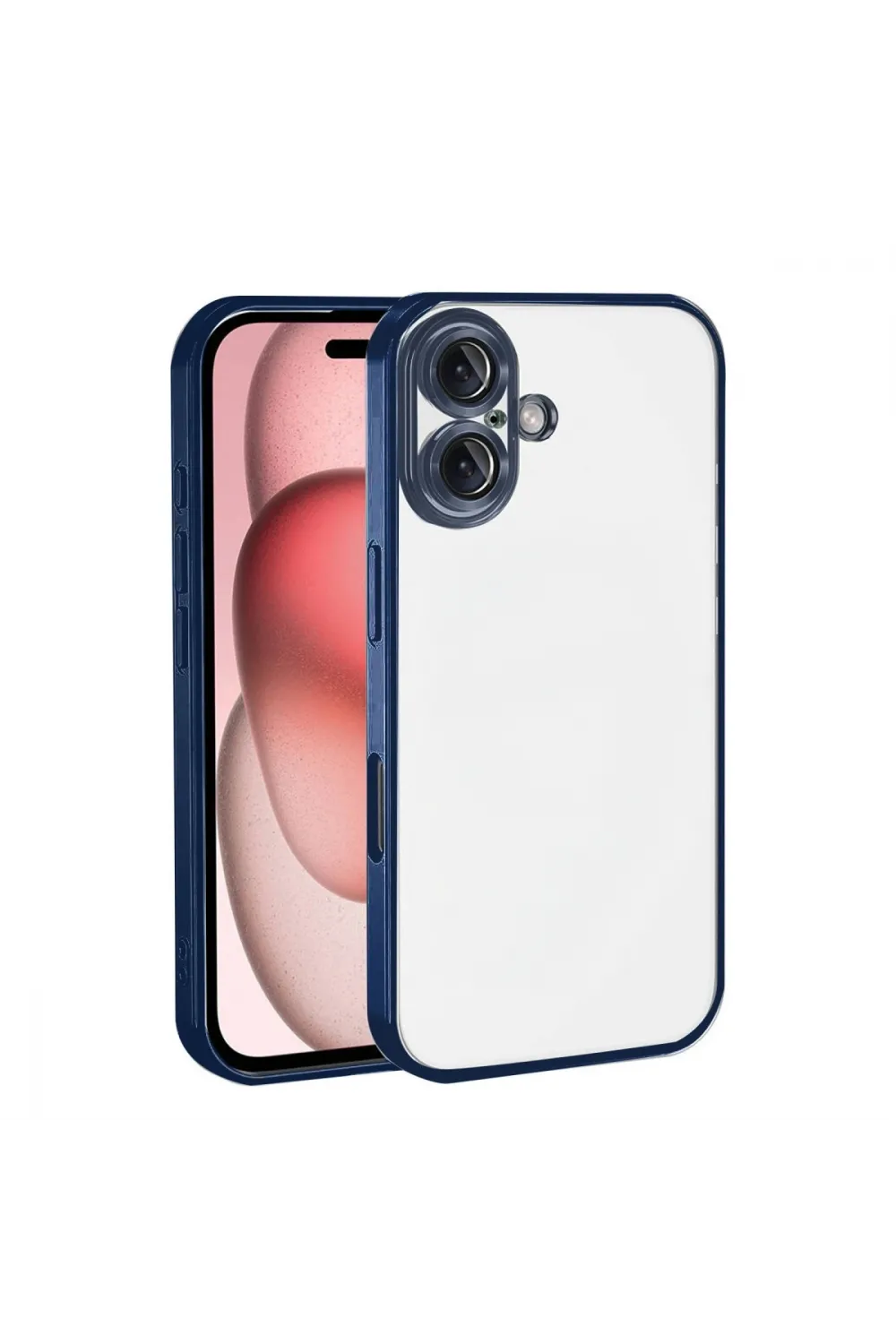 Apple İphone 17 Razer Lensli Silikon - Lacivert
