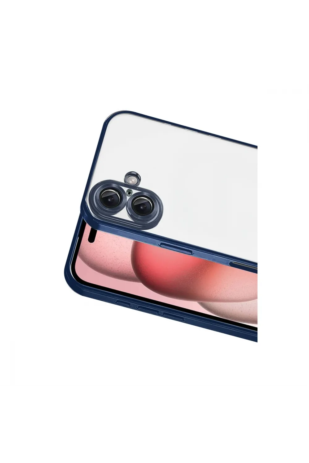 Apple İphone 17 Razer Lensli Silikon - Lacivert