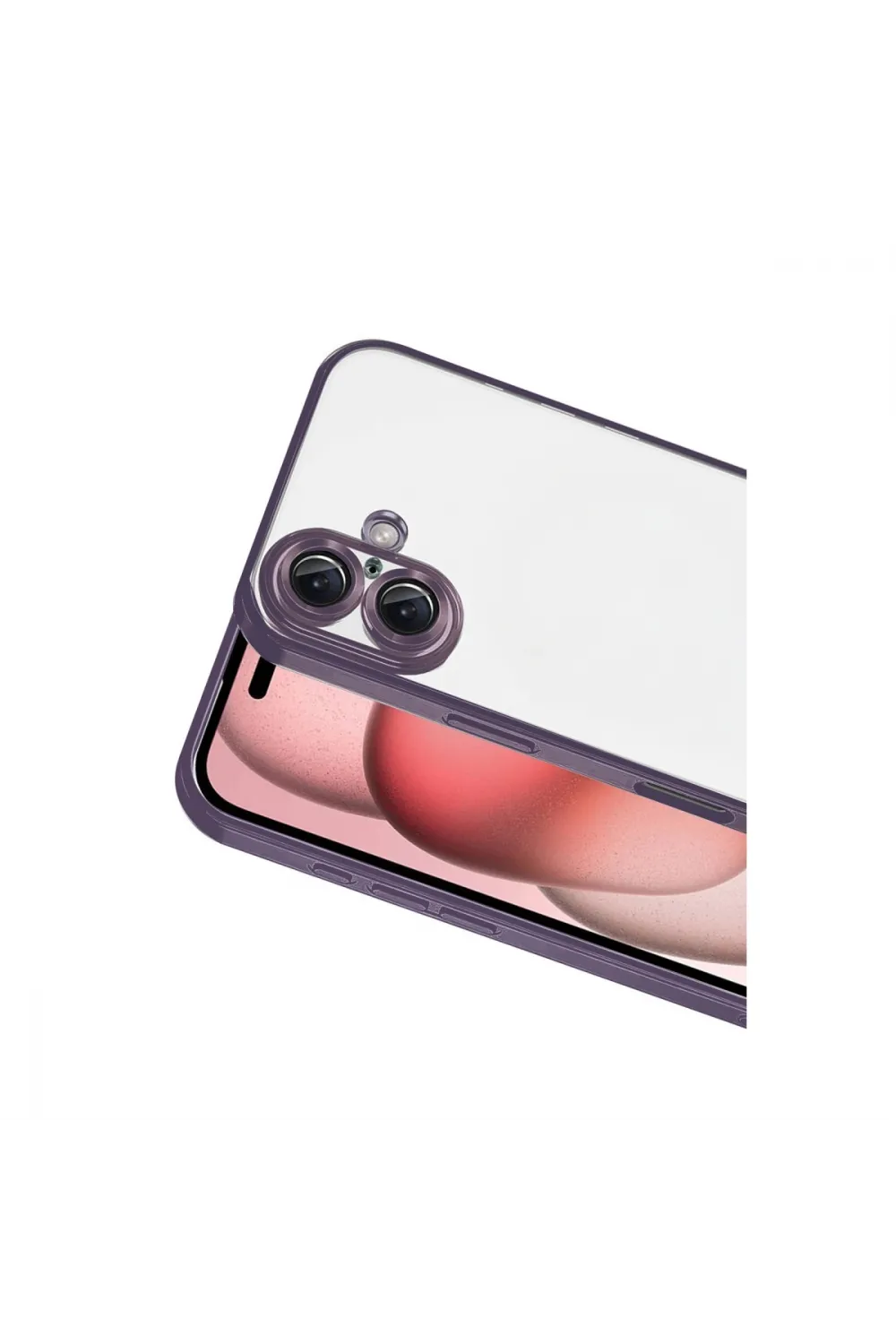 Apple İphone 17 Razer Lensli Silikon - Mor