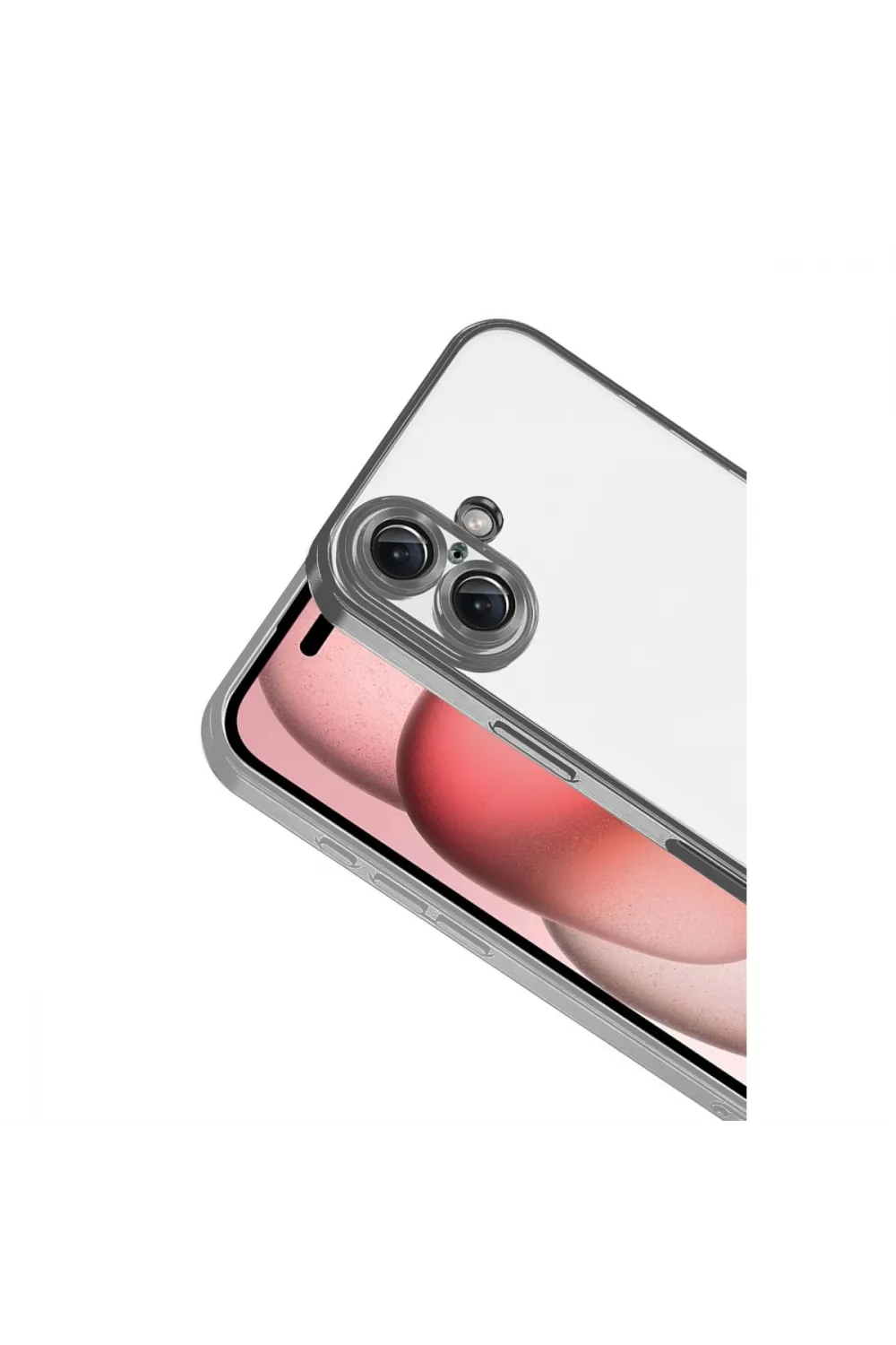 Apple İphone 17 Razer Lensli Silikon - Titan Gri