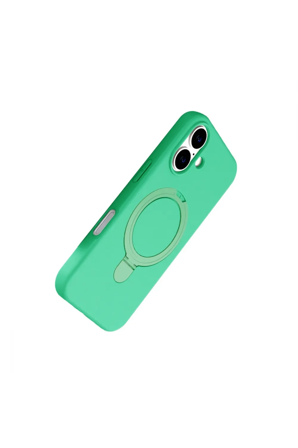Apple İphone 17 Regal Magsafe Standlı Kapak - Yeşil