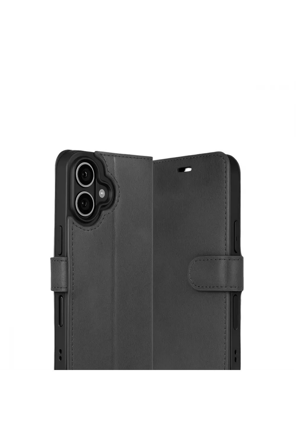 Apple İphone 17 Trend S Plus Kapaklı Kılıf - Siyah