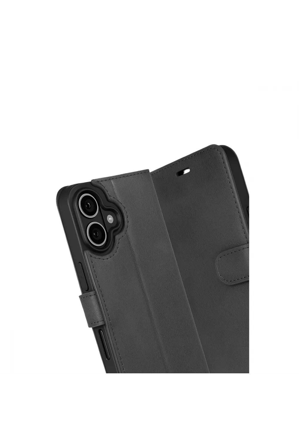 Apple İphone 17 Trend S Plus Kapaklı Kılıf - Siyah