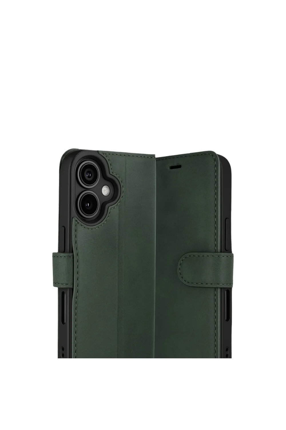 Apple İphone 17 Trend S Plus Kapaklı Kılıf - Yeşil