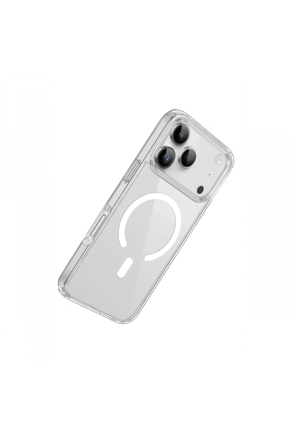 Apple iPhone 18 Pro Max/17 Pro Max Kılıf Pc Real Magsafe Kapak - Şeffaf