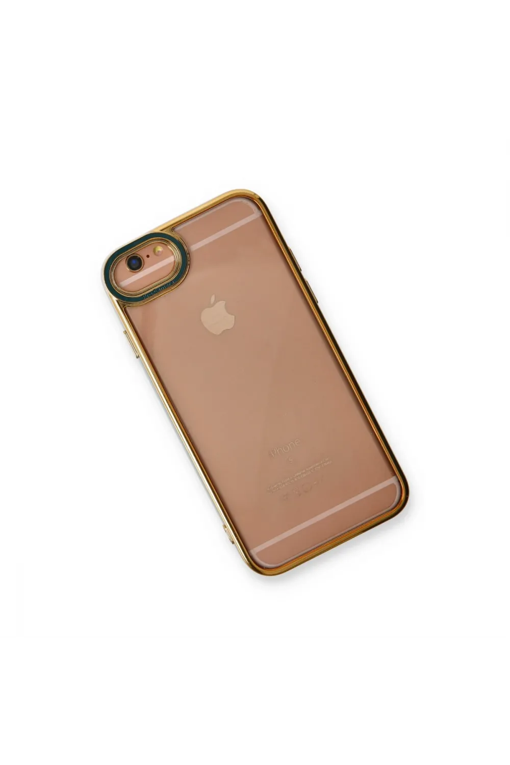 Apple İphone 6 Kılıf Liva Lens Silikon - Yeşil