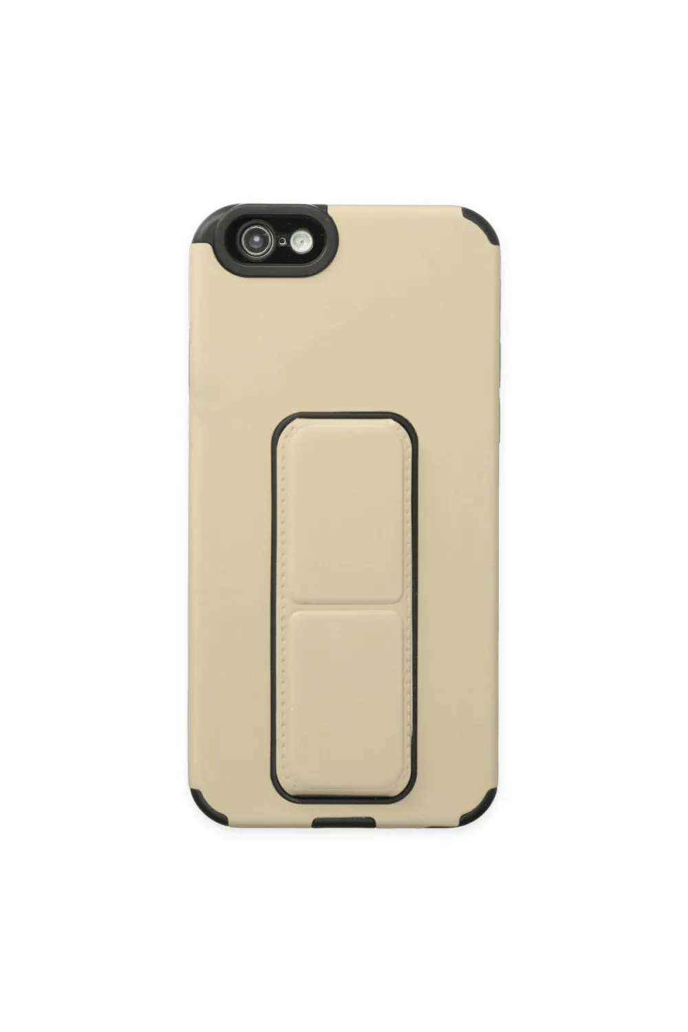 Apple İphone 6 Kılıf Mega Standlı Silikon - Gold