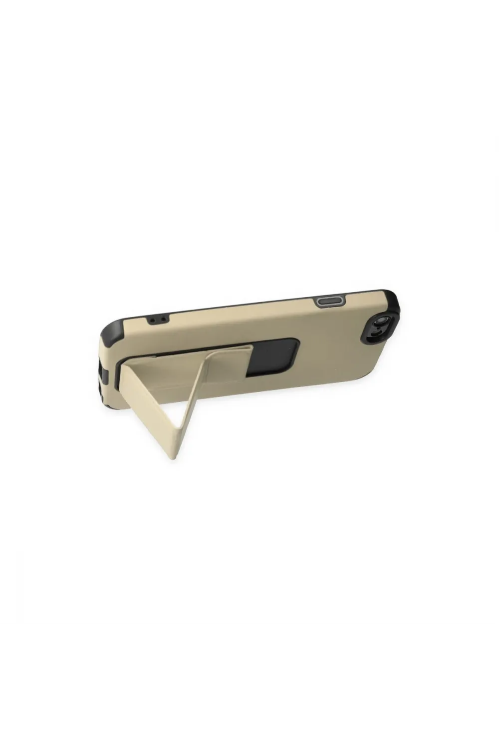 Apple İphone 6 Kılıf Mega Standlı Silikon - Gold