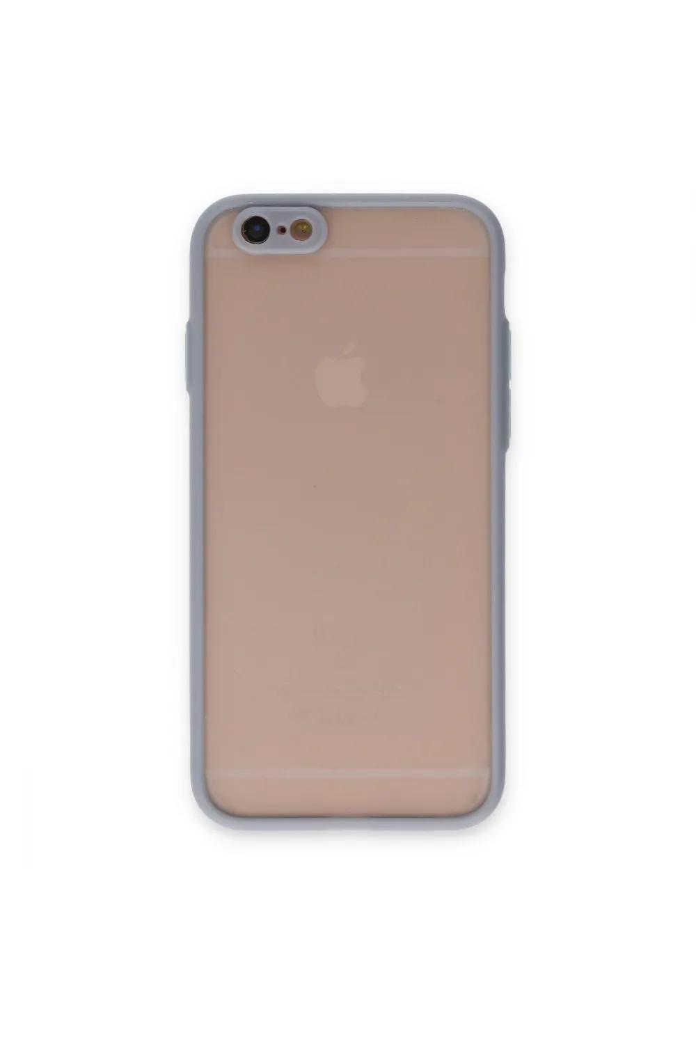 Apple İphone 6 Kılıf Montreal Silikon Kapak - Gri