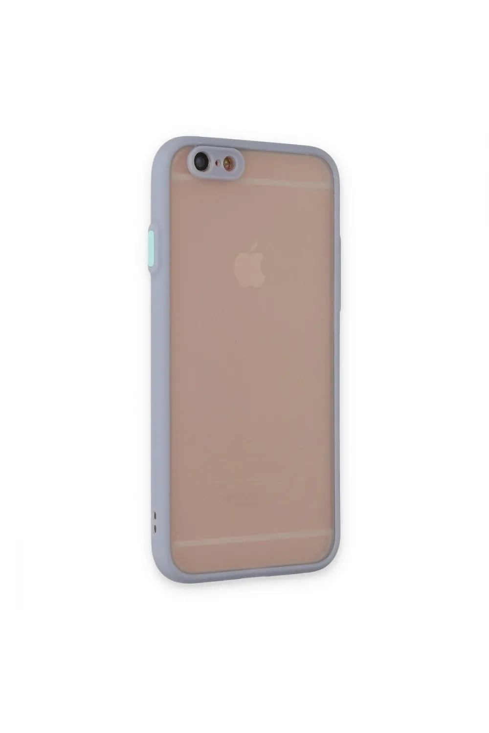 Apple İphone 6 Kılıf Montreal Silikon Kapak - Gri