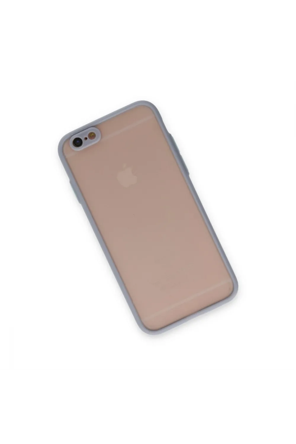 Apple İphone 6 Kılıf Montreal Silikon Kapak - Gri