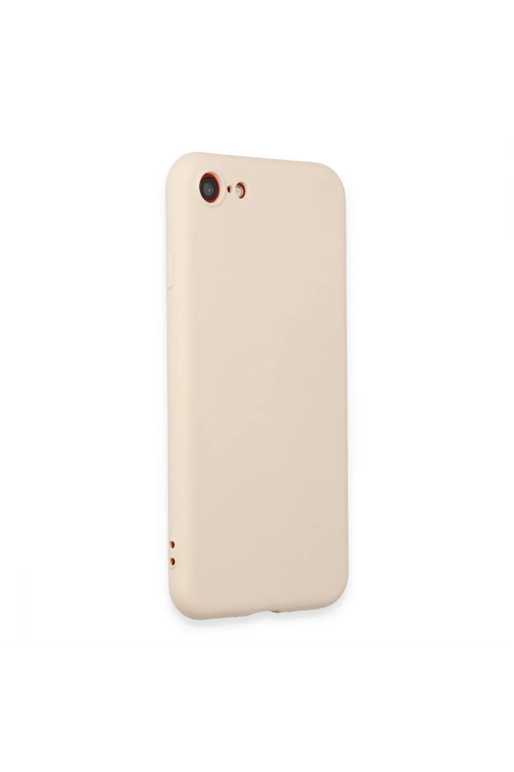 Apple İphone 7 Kılıf First Silikon - Krem