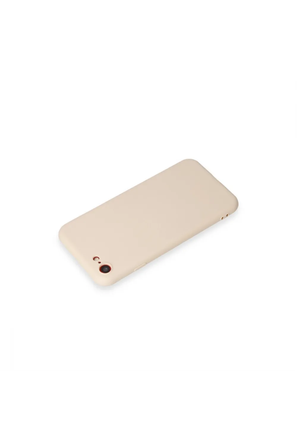 Apple İphone 7 Kılıf First Silikon - Krem