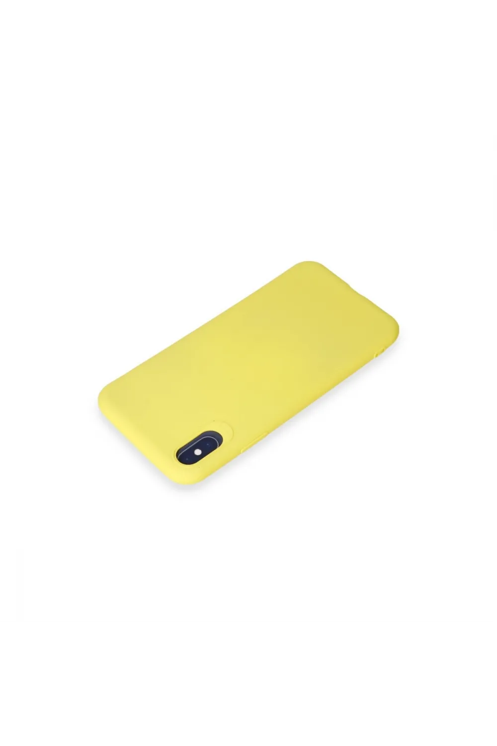Apple İphone X Kılıf First Silikon - Sarı