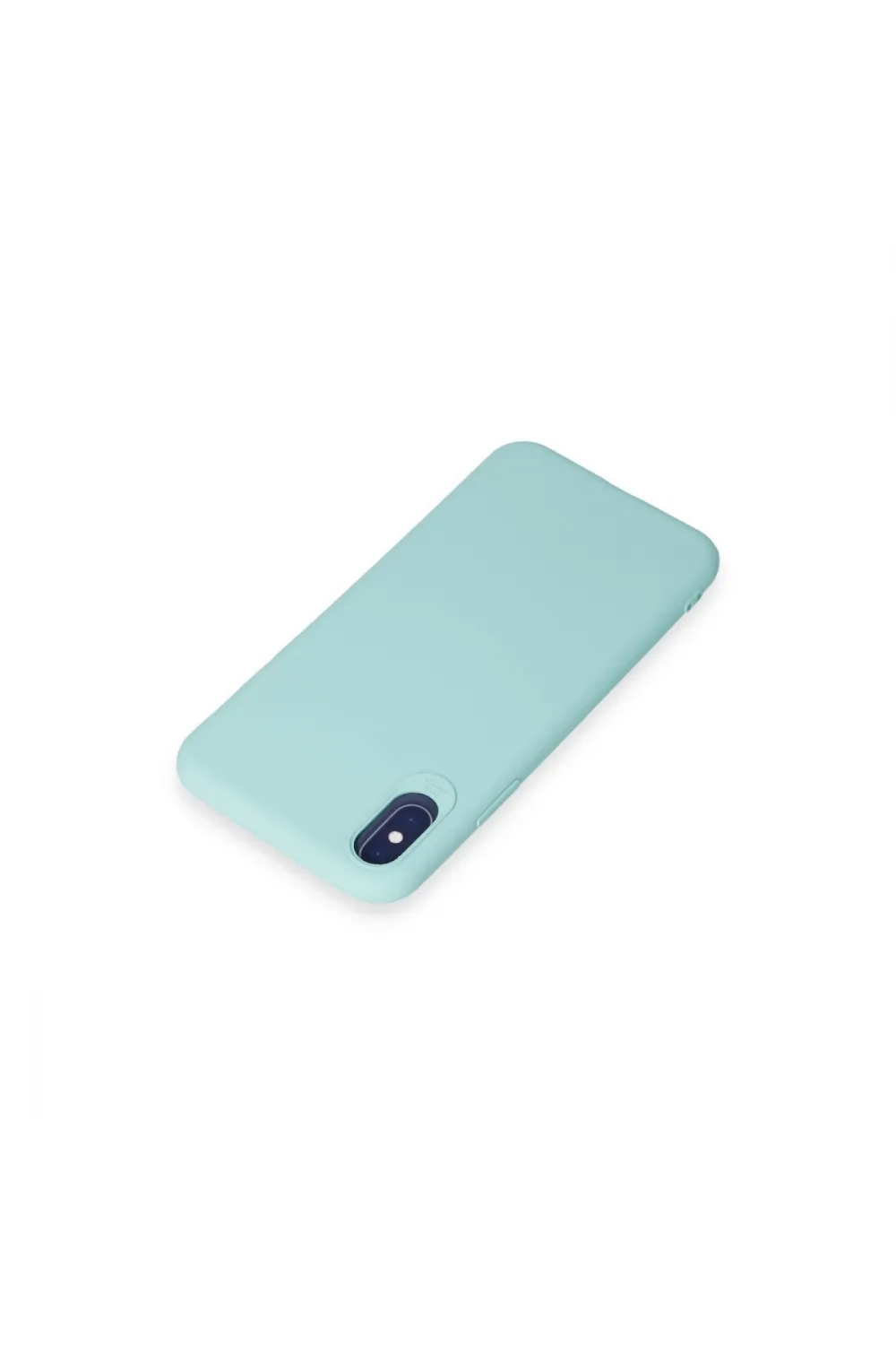 Apple İphone X Kılıf First Silikon - Turkuaz