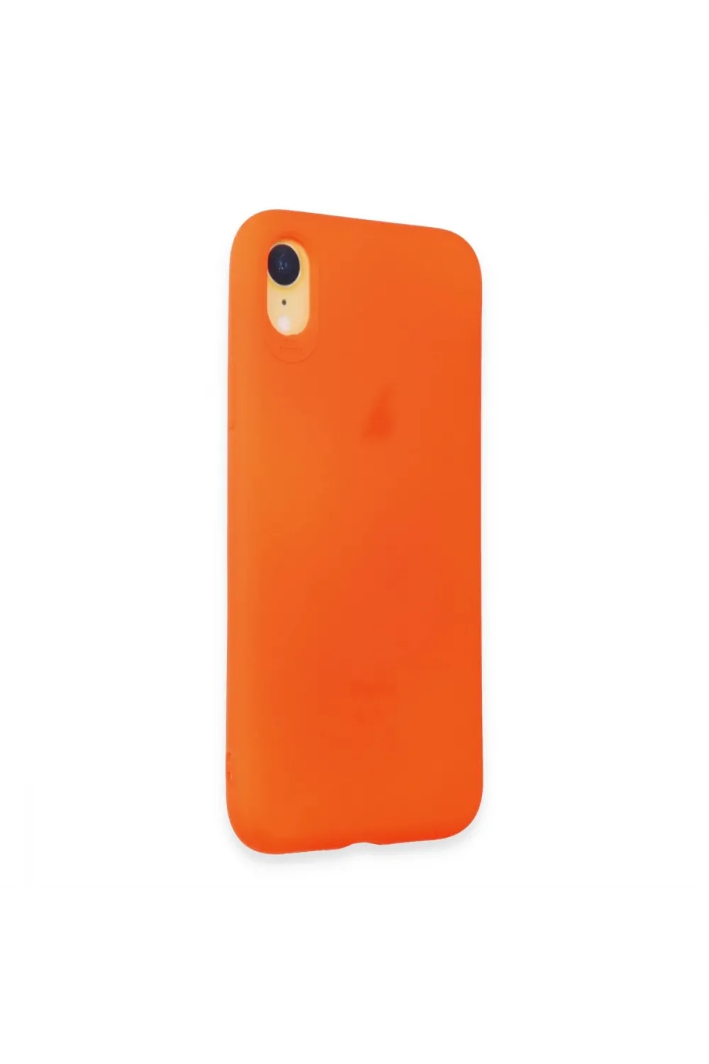 Apple İphone Xr Kılıf First Silikon - Parlak Turuncu