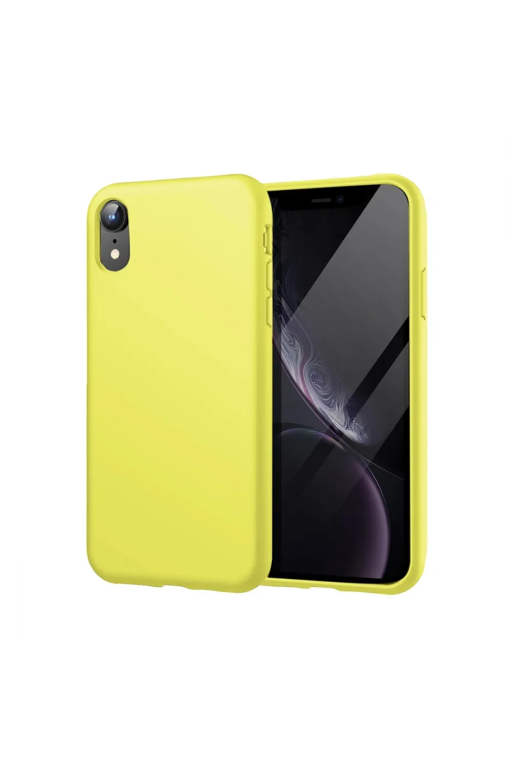 Apple İphone Xr Kılıf First Silikon - Parlak Yeşil