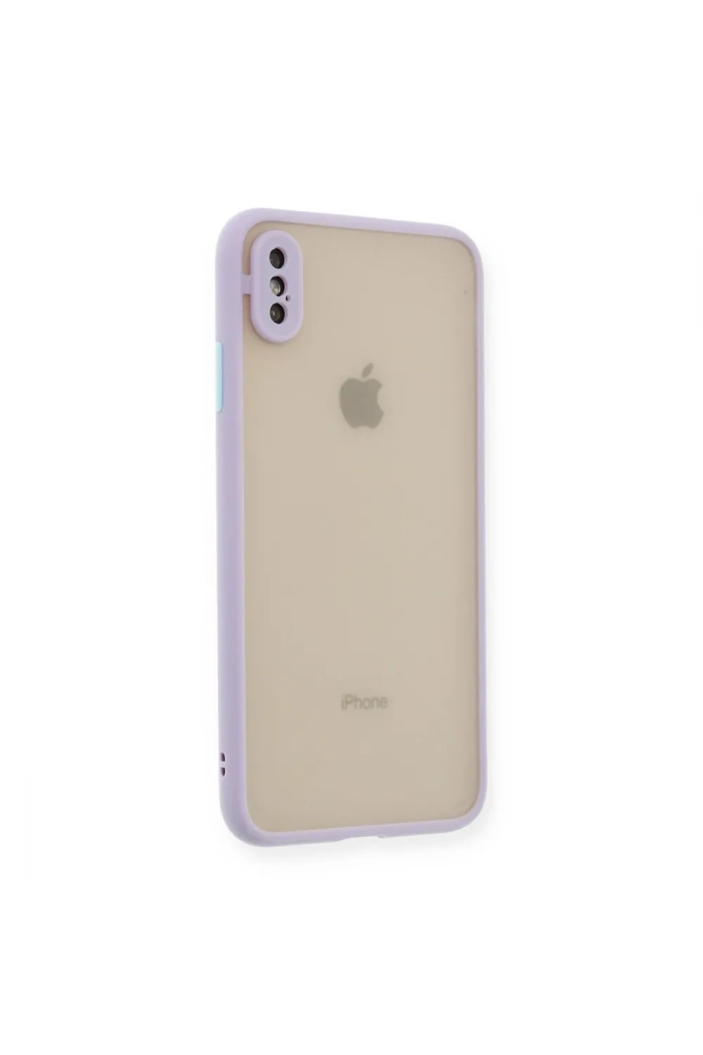 Apple İphone Xs Max Kılıf Montreal Silikon Kapak - Mor