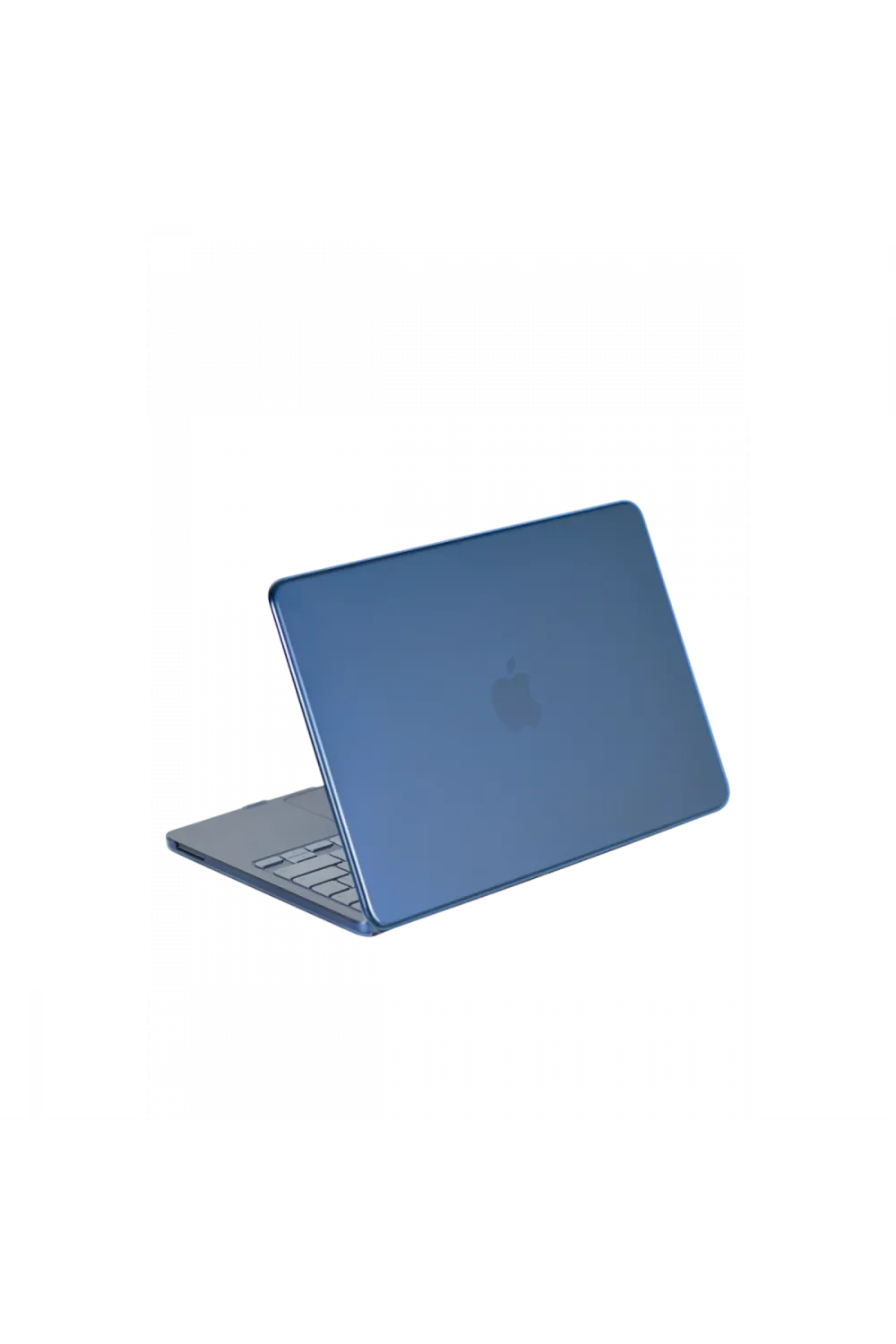 Apple MacBook Neo Şeffaf Macbook Kapak - Mavi