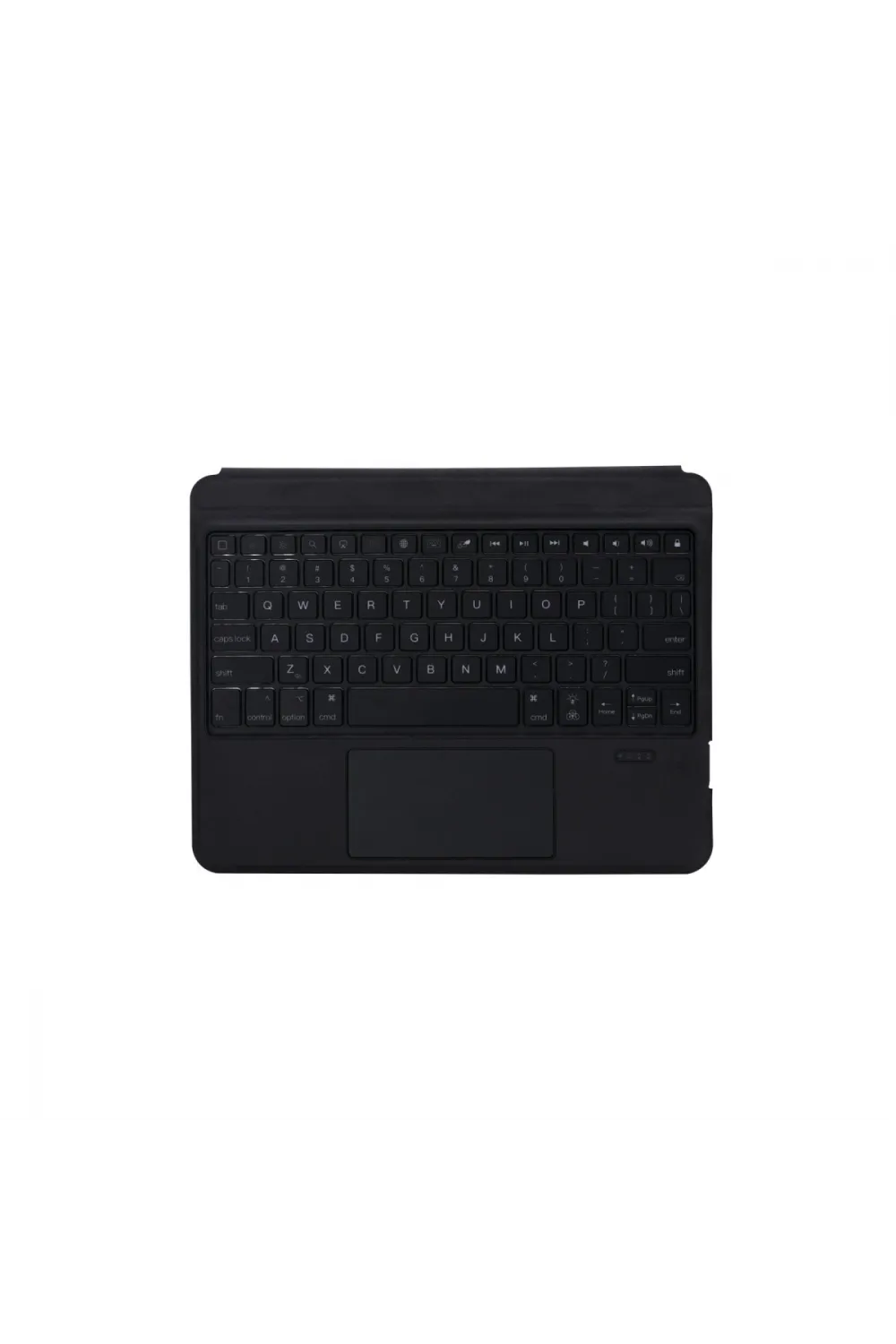 Apple T5209d İpad Pro 12.9 (2021) Kılıf İnter Ledli Klavyeli Tablet Kılıfı - Siyah
