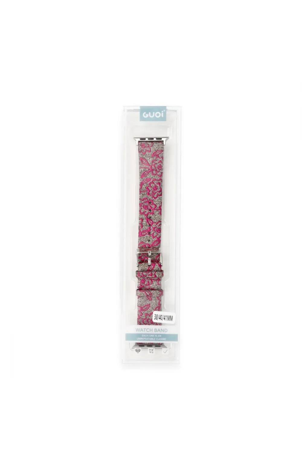 Apple Watch 38mm Creeper Desenli Kordon - Pembe