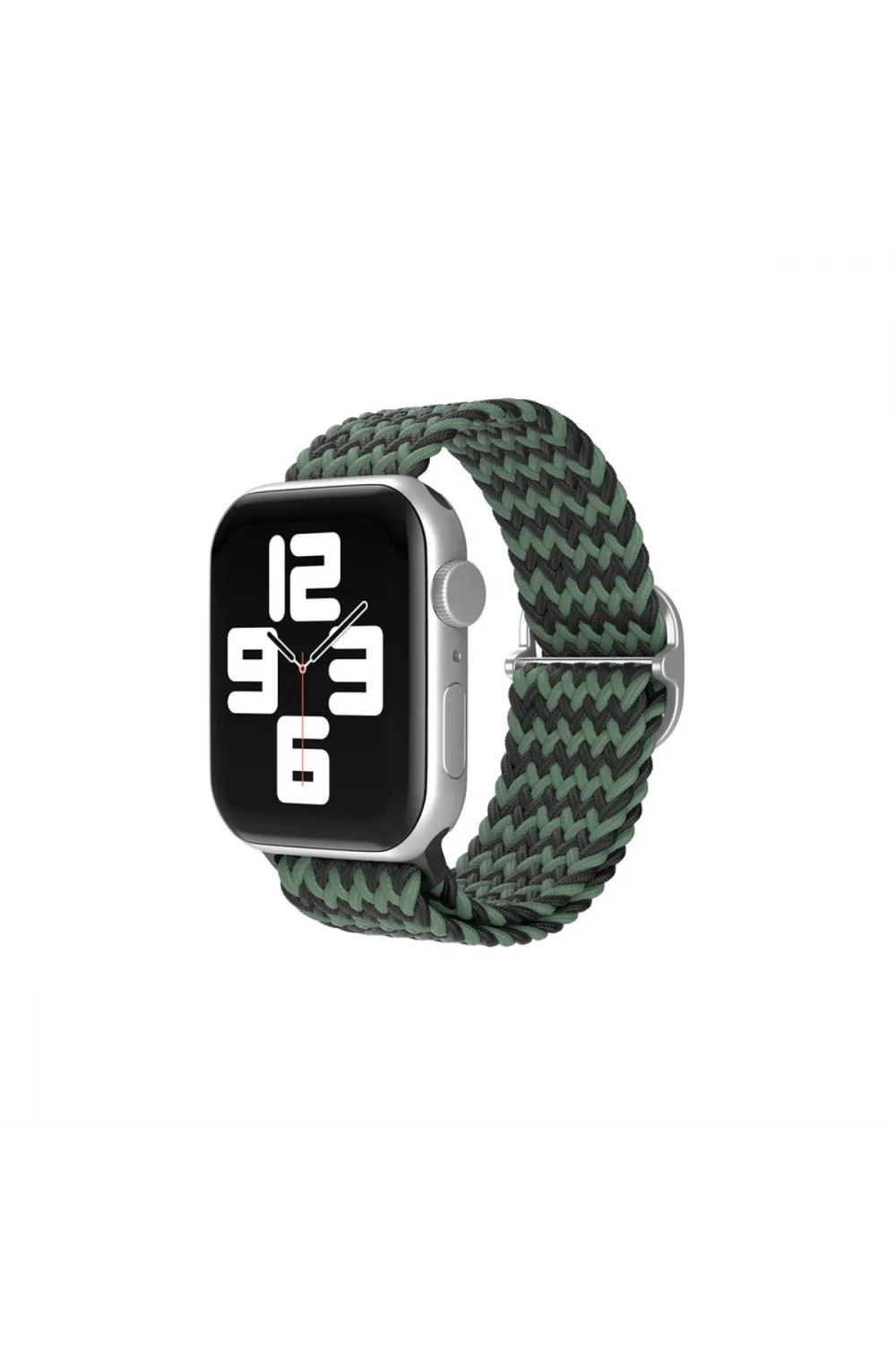 Apple Watch 38mm  Kordon - Zigzag Yeşil-siyah