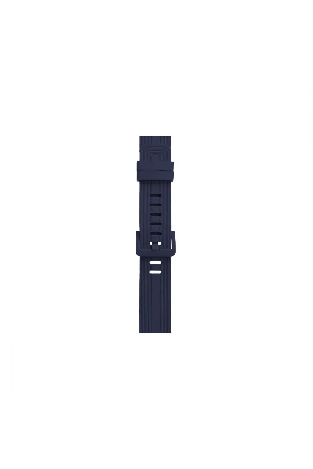 Apple Watch 38mm Kr408 Çizgili Silikon Kordon (saat Değildir) - Lacivert