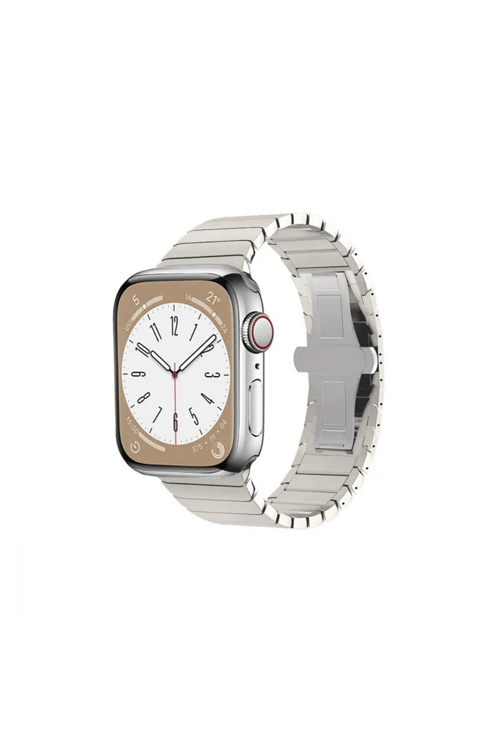 Apple Watch 38mm Kr413 Fine Steel Kordon (saat Değildir) - Yıldız Işığı