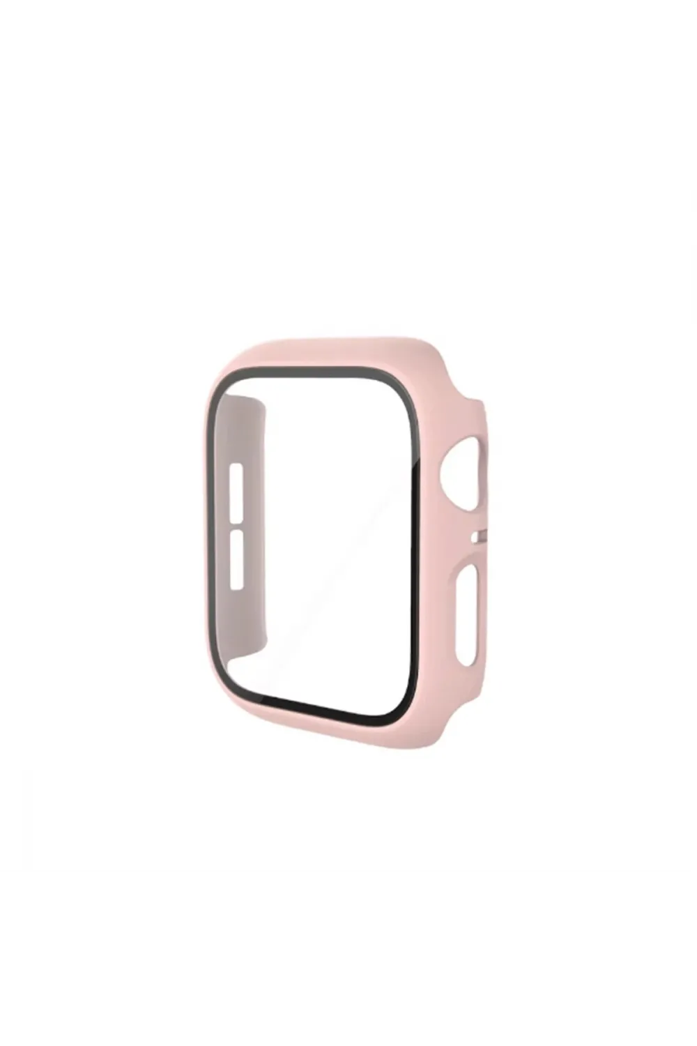 Apple Watch 40mm Camlı Kasa Ekran Koruyucu - Pembe