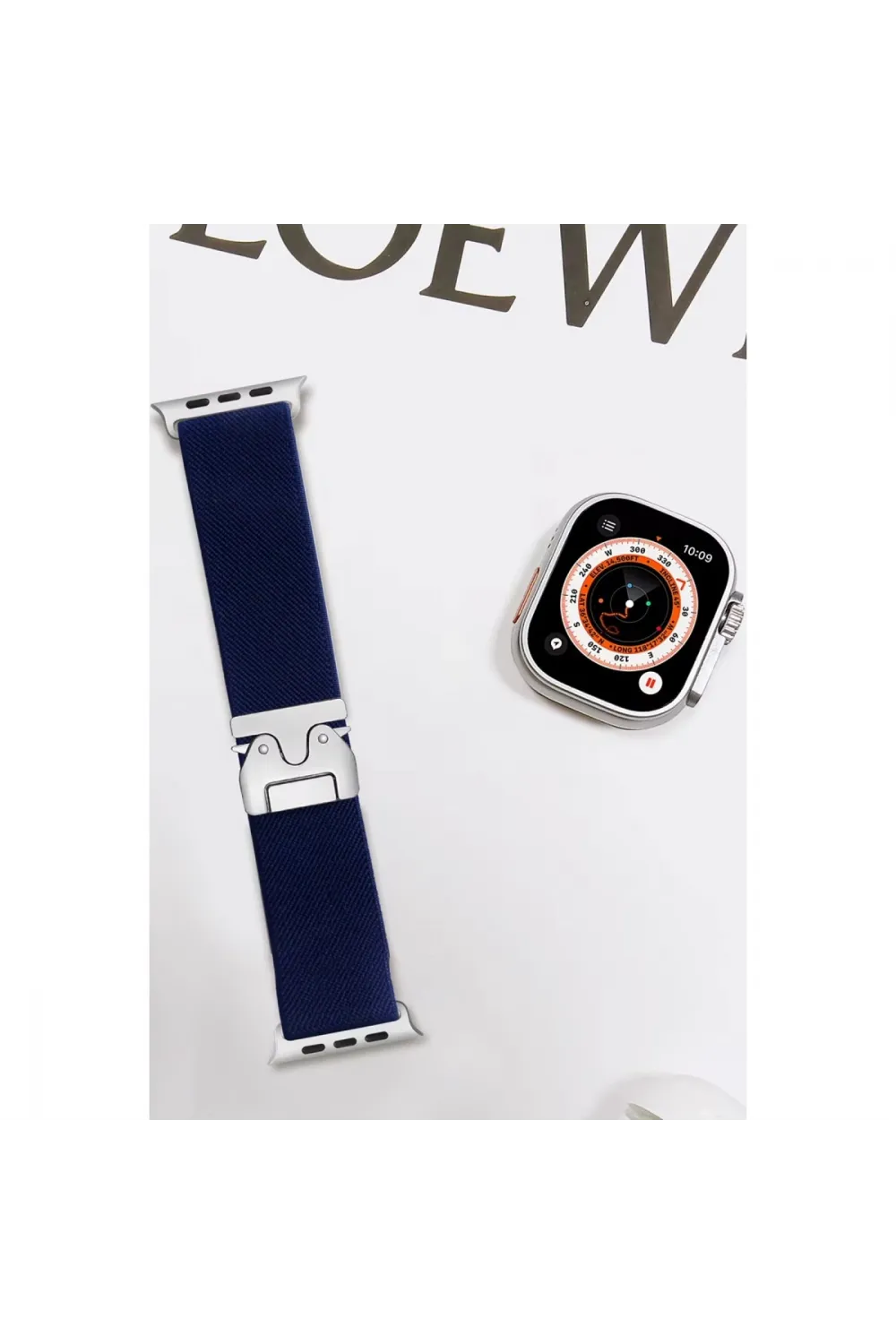 Apple Watch 42mm Forest Kumaş Kordon (saat Değildir) - Lacivert