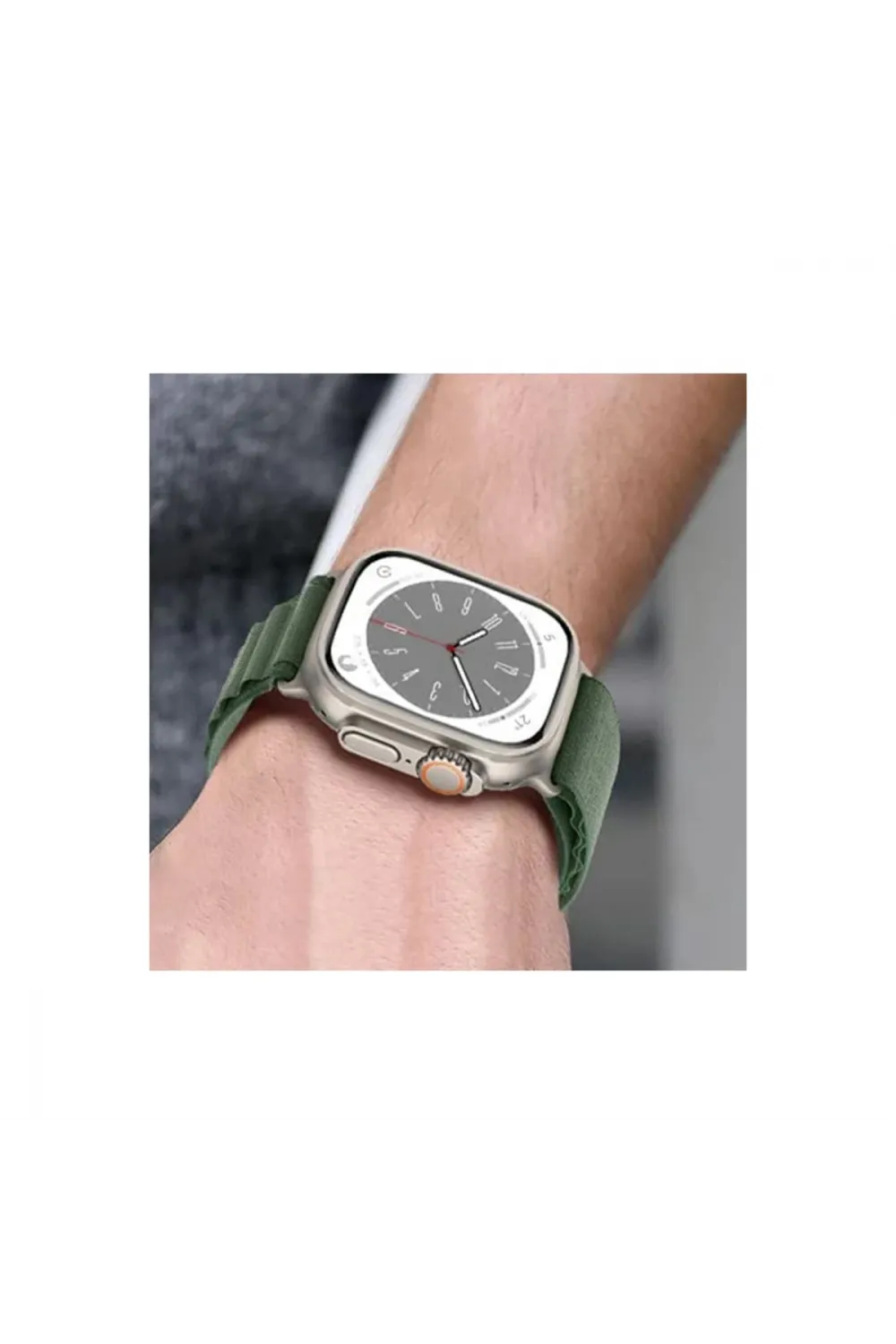 Apple Watch 42mm Mountain Kordon - Turuncu