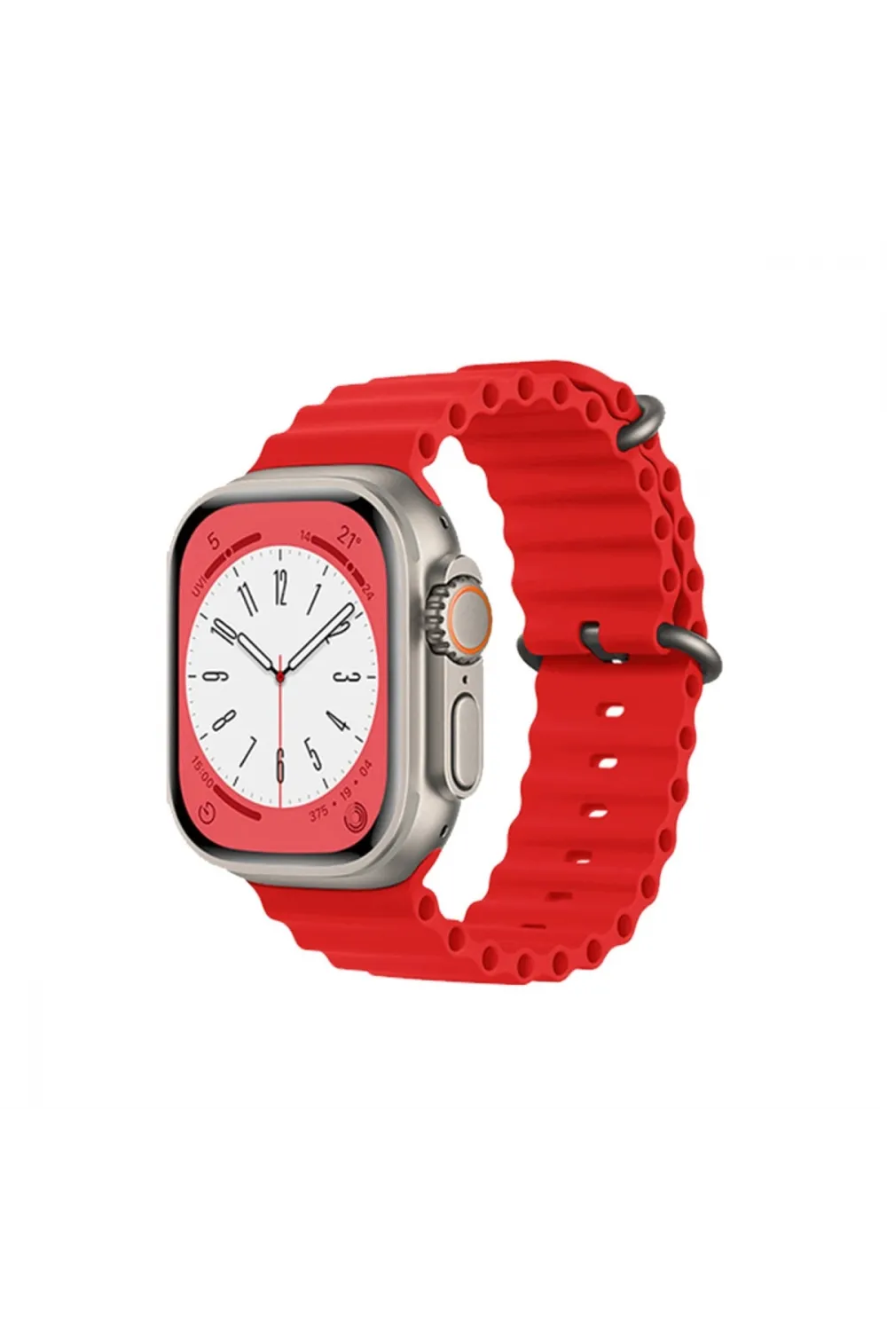 Apple Watch 42mm Ocean Kordon - Kırmızı