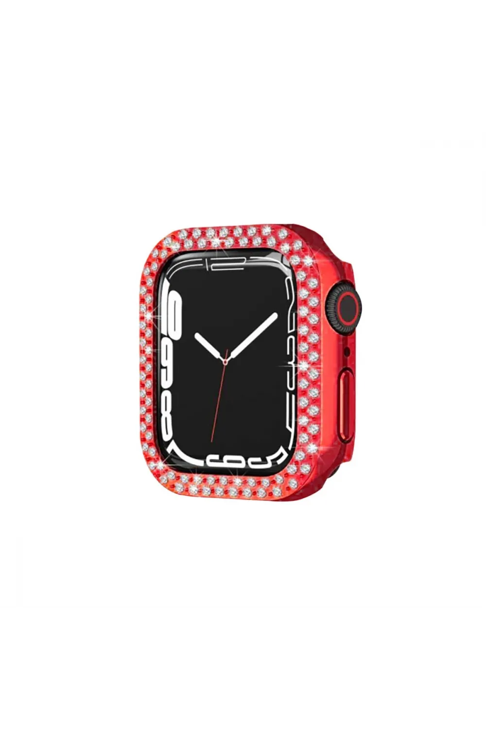 Apple Watch 42mm Taşlı Kasa - Kırmızı